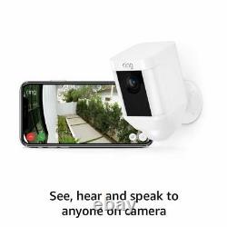 Ring Spotlight Cam Battery HD Security Camera with Built Two-Way Talk and Siren