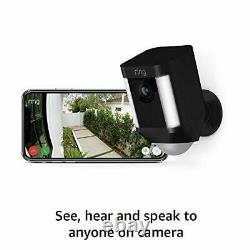 Ring Spotlight Cam Battery HD Security Camera with Built Two-Way Talk and a S