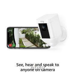 Ring Spotlight Cam Battery HD Security Camera with Built Two-Way Talk and a Sire