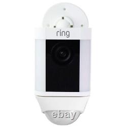 Ring Spotlight Cam Battery HD Security Camera with Two-Way Talk & Siren White
