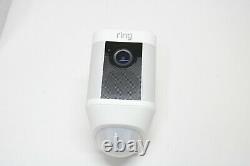 Ring Spotlight Cam Battery HD Security Camera with Two-Way Talk White