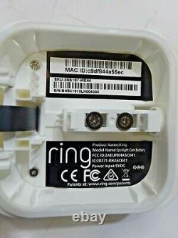 Ring Spotlight Cam Battery Indoor/Outdoor Security Camera White