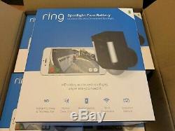 Ring Spotlight Cam Battery Outdoor Wireless Security Camera & Spotlight White