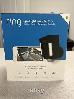 Ring Spotlight Cam Battery Powered HD Security Camera +S with Two-Way Talk