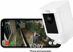 Ring Spotlight Cam Battery Powered HD Security Camera Two-Way Talk NO BATTERY