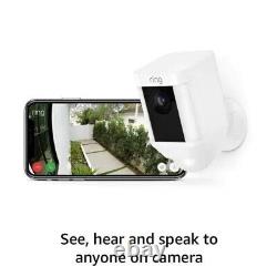 Ring Spotlight Cam Battery-Powered Security Camera White (8SB1S7-WEN0)