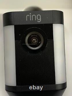 Ring Spotlight Cam Battery Security Camera BLACK with ACCESSORIES (OPEN BOX)