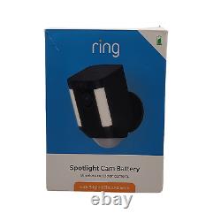 Ring Spotlight Cam Battery Security Camera Black Imperfect Box