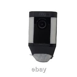 Ring Spotlight Cam Battery Security Camera Black Imperfect Box