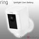 Ring Spotlight Cam Battery Wireless HD 1080p Outdoor Security Video Camera White
