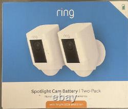 Ring Spotlight Cam Battery Wireless Security Camera 1 Pack of 2 Camera NEW