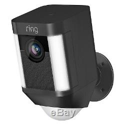 Ring Spotlight Cam Battery with Outdoor Security Camera and Spotlight 2-Pack