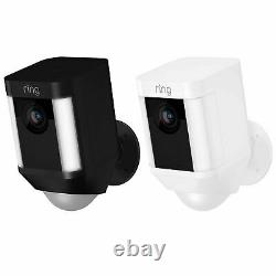 Ring Spotlight Cam HD Security Camera with Two-Way Talk & Siren Work with Alexa