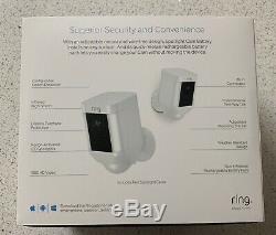 Ring Spotlight Cam Outdoor Security Camera 2-Pack BRAND NEW Factory Sealed
