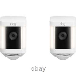 Ring Spotlight Cam Plus 2-pack Camera Indoor/Outdoor Wireless 1080p Securit