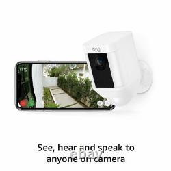 Ring Spotlight Cam Plus Battery HD Security Camera Two-Way Talk and Siren