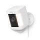 Ring Spotlight Cam Plus Plug-In, Two-Way Talk, Color Night Vision, Siren, White