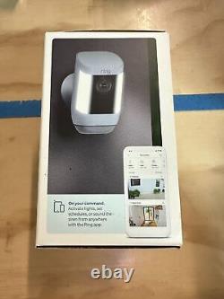 Ring Spotlight Cam Pro Wireless 1080p Battery Surveillance Camera (WHITE)