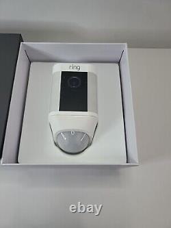 Ring Spotlight Cam Wire-free Battery HD Security Camera White