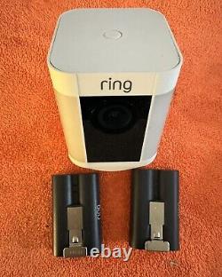 Ring Spotlight Cam Wired 1080p Wi-Fi Security Camera White