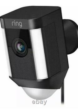 Ring Spotlight Cam Wired Plugged-in HD Security Camera with Two-Way Talk & Siren