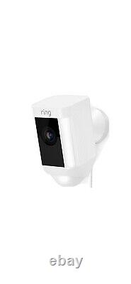 Ring Spotlight Cam Wireless 1080p Wi-Fi Security Camera White