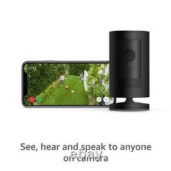 Ring Stick Up Cam Battery HD Security Camera, Two-Way Talk Alexa Wireless, Black