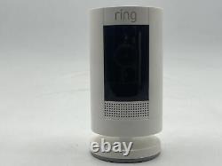 Ring Stick Up Cam Battery Indoor/Outdoor HD Security Camera White New Open Box