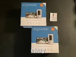 Ring Stick Up Cam Battery Powered Indoor Outdoor Camera 2-camera Bundle NEW