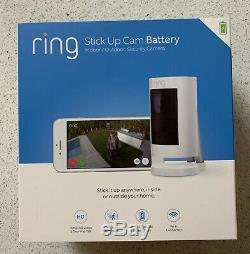 Ring Stick Up Cam Battery White BRAND NEW Factory Sealed