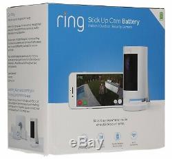 Ring Stick Up Cam Battery Wireless Indoor/Outdoor Standard Security Camera White