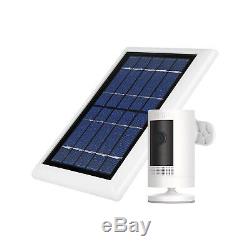 Ring Stick Up Cam Battery with Solar Panel Bundle Deal Camera (1 Pack, White)