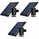 Ring Stick Up Cam Battery with Solar Panel Bundle Deal Camera (3 Pack, Black)
