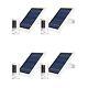 Ring Stick Up Cam Battery with Solar Panel Bundle Deal Camera (4 Pack, White)