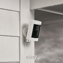 Ring Stick Up Cam Elite Battery Indoor/Outdoor Security Camera White 2nd Gen