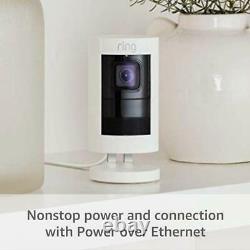 Ring Stick Up Cam Elite, Power over Ethernet HD Security Camera with Two-Way Tal