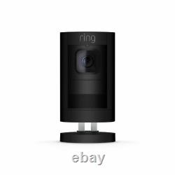 Ring Stick Up Cam Elite Smart Home Wired Indoor / Outdoor Security Camera- Black
