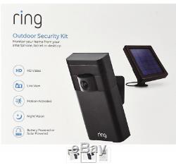 Ring Stick Up Cam Plus Solar Panel Included Brand New Factory Sealed