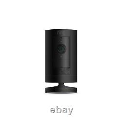 Ring Stick Up Cam Rechargeable Battery Black Indoor Outdoor Wireless camera