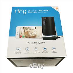 Ring Stick Up Cam Wired Indoor/Outdoor Security Camera 2nd Generation