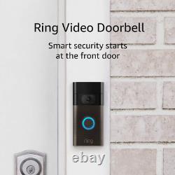 Ring Video Doorbell security camera motion detection cam wireless rechargeable