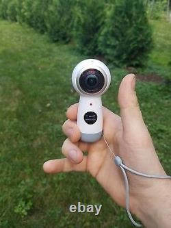 SAMSUNG GEAR 360 SM-R210 Camera 2017 VR Security Dash Cam 4k Dual Lens Multi Use