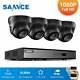 SANNCE 1080P Lite 5-in-1 CCTV Security Camera System NO HDD Dome Cam C51ES