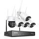 SANNCE 3MP Wireless Security Camera System Outdoor 2-Way Audio WIFI 10CH NVR AI