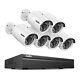 SANNCE 8CH 4K NVR POE 3MP 5MP AI Security Camera System Two Way Audio Recording