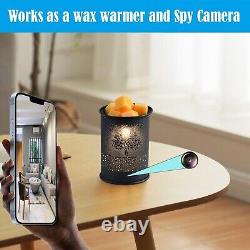 SecureGuard 4K HD WiFi Cam Functional Wax Warmer Nanny Spy Hidden Camera