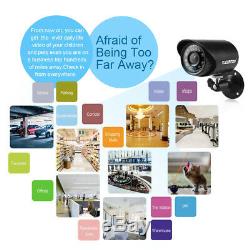 Security Camera Kit 1080P HDMI AHD DVR + IR-CUT 1500TVL CCTV Outdoor/Indoor Cam