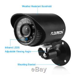 Security Camera Kit 1080P HDMI AHD DVR + IR-CUT 1500TVL CCTV Outdoor/Indoor Cam