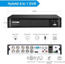 Security Camera System 1080P DVR Kit HD IR WIFI CCTV Outdoor/Indoor Cam