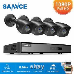 Security Camera System 1080P Lite 5-in-1 CCTV NO HDD Bullet Cam C51ER 8CH SANNCE